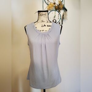 Ann Taylor | Baby Blue Sleeveless Blouse - Size: Large